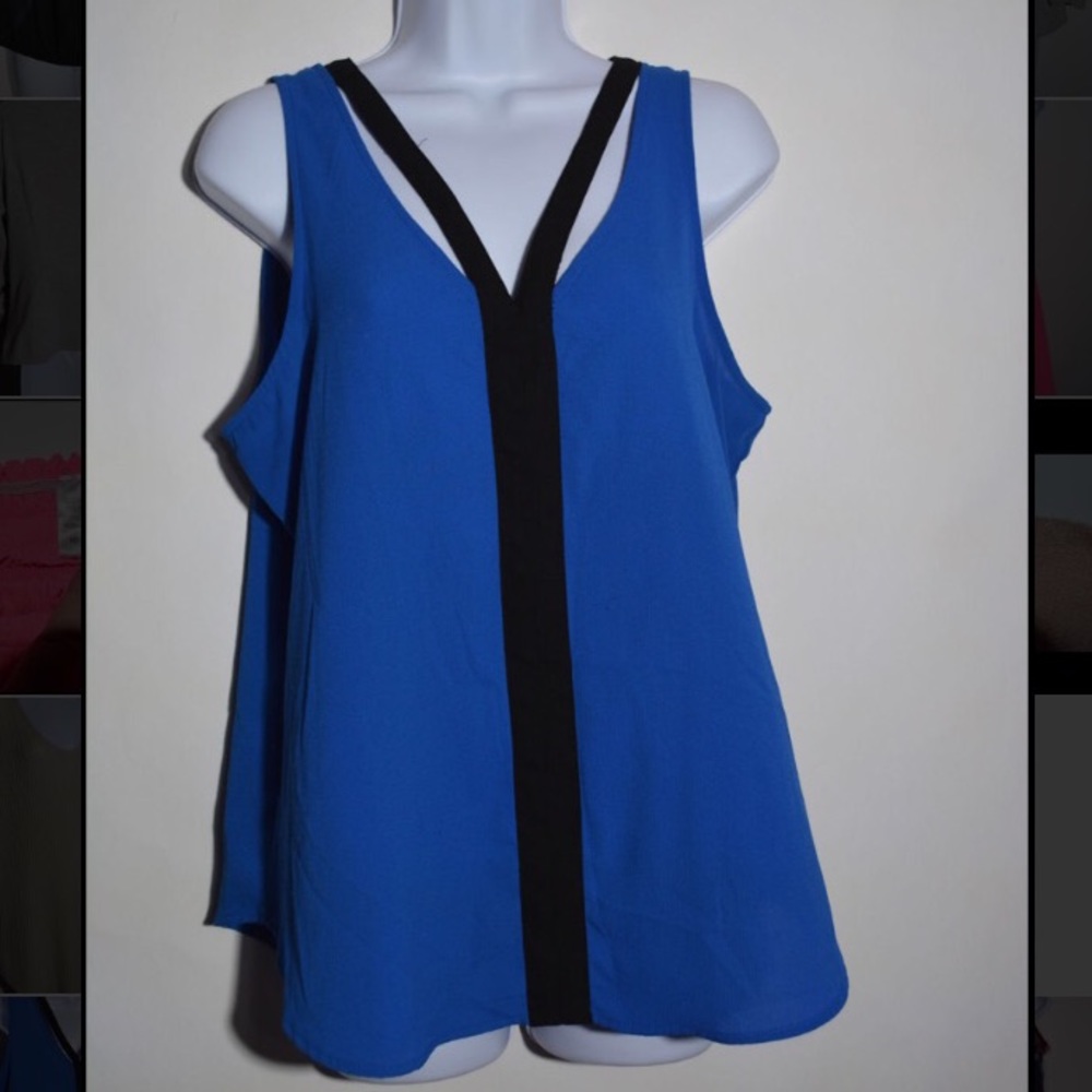 Candies blue and black tank